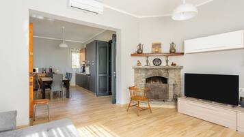 TV, fireplace, ping pong