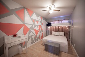 2 chambres, bureau, fer et planche à repasser, Wi-Fi gratuit