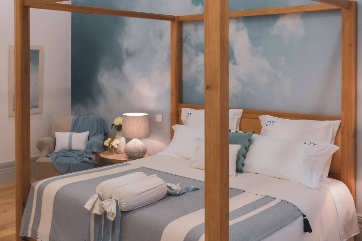 Quarto Céu | ผ้าปูที่นอนฝ้ายอียิปต์, เครื่องนอนระดับพรีเมียม, ห้องเก็บเสียง
