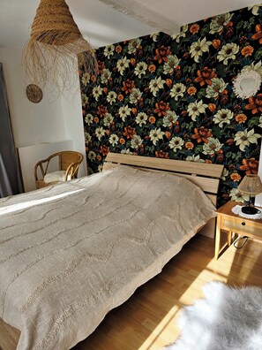 2 chambres, bureau, lit parapluie, Wi-Fi gratuit