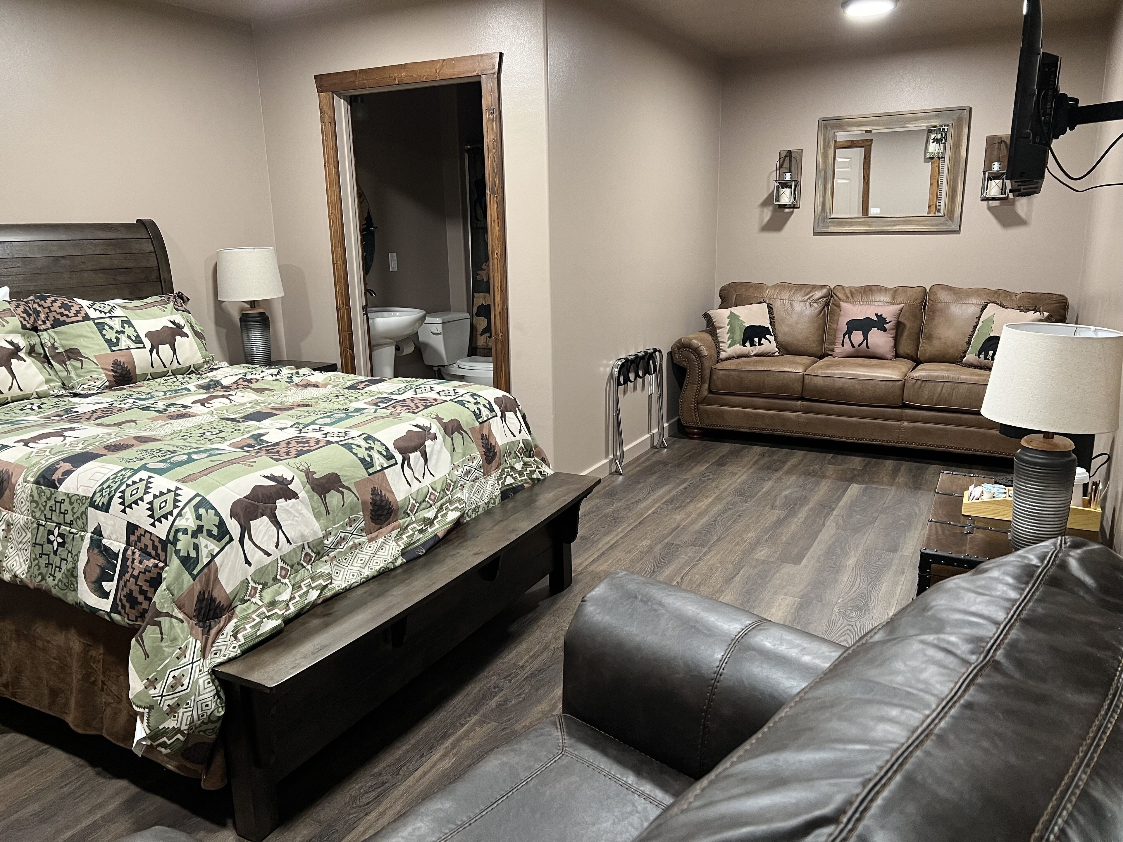 Down comforters, pillowtop beds, free WiFi, bed sheets