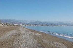 En la playa 
