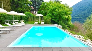 Seasonal outdoor pool