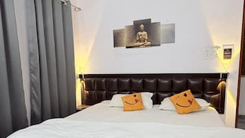 3 habitaciones, escritorio, wifi gratis y ropa de cama