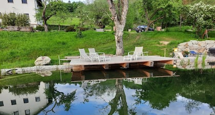 Loft-like Apartment With Swimming Pond
