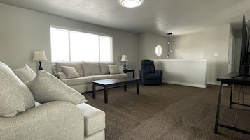 Smart TV, table football, books