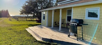 The Little Yellow Farm House is country living, ocean views, open sky & bonfires