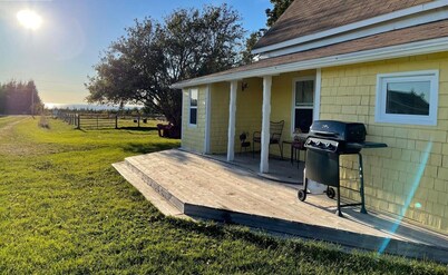 The Little Yellow Farm House is country living, ocean views, open sky & bonfires