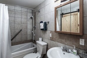 Hair dryer, towels
