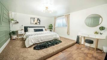 1 bedroom, iron/ironing board