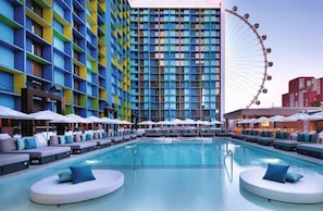 Pool - 1-Bedroom Suite at a 4⭐️ Hotel (Las Vegas)