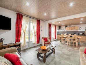 House | Living area - Holiday Home in Wallonie With Garden (Viroinval)