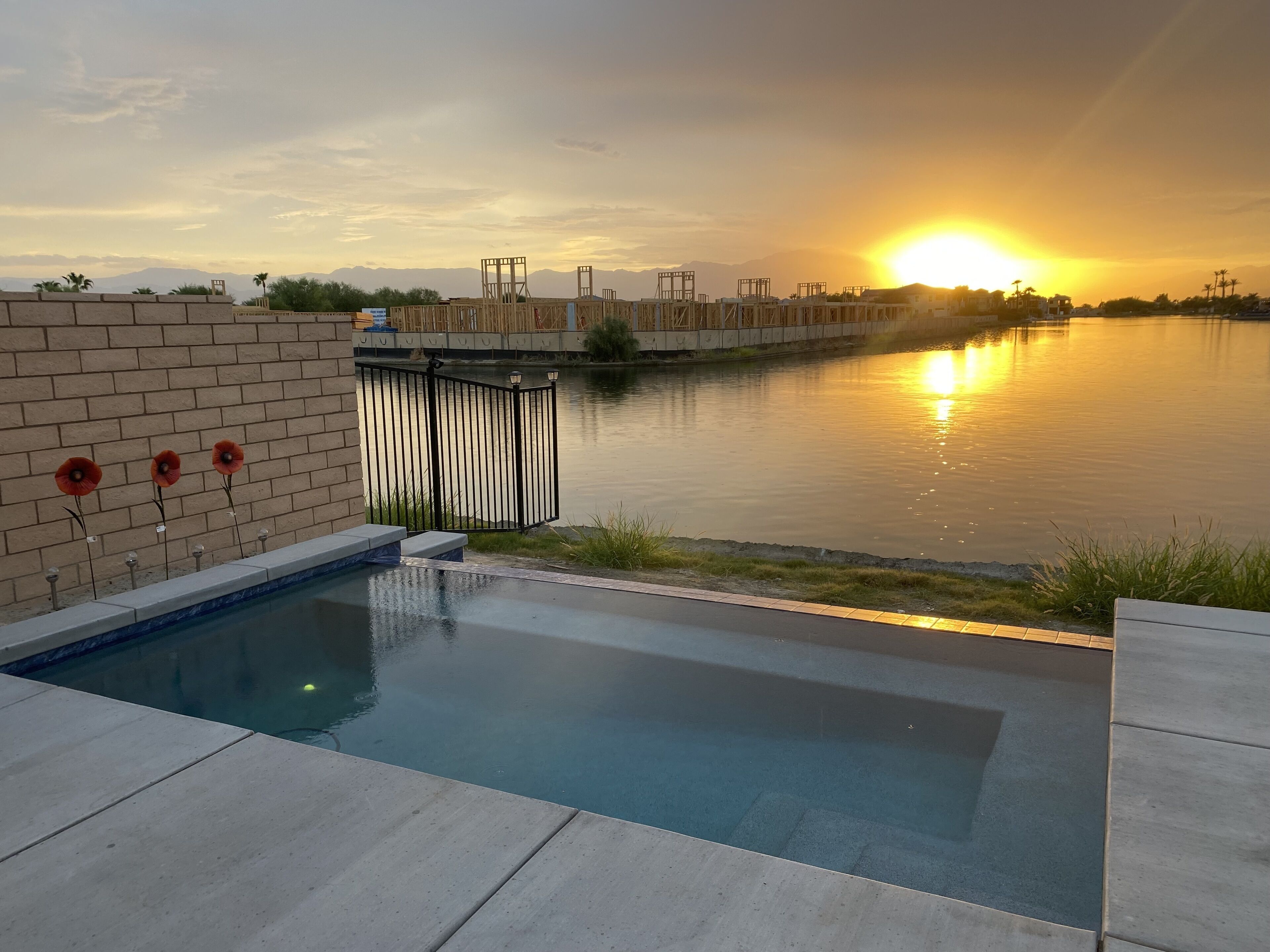 One of a kind  beautiful vacation lake front villa with a great  view