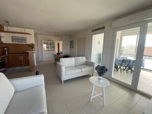 Living area - Les Terrasses du Courant, Au Bord du Courant et à 100 m de L'océan 72m2, 6 Pers (Mimizan plage)