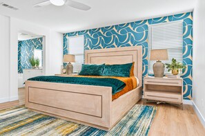 6 habitaciones, escritorio y tabla de planchar con plancha 