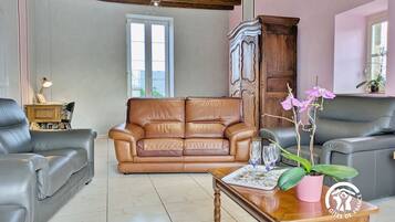 テレビ、暖炉、テーブルサッカー台、卓球台