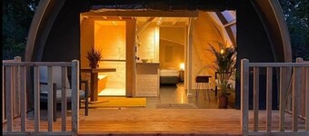 Romantic Tent Lodge in Dalerveen With Sauna