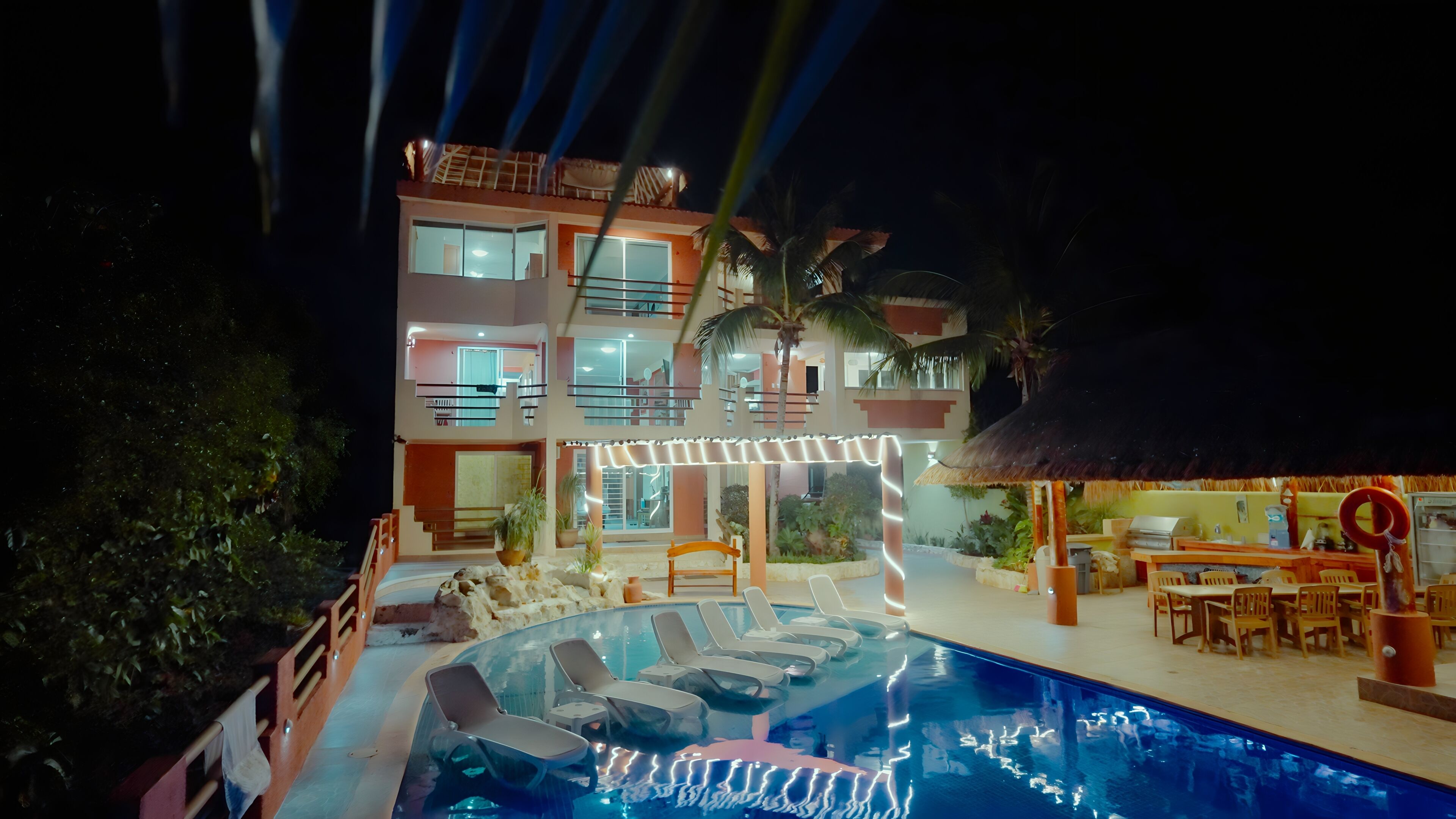 Alberca al aire libre 