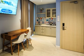 Suite studio luxueuse | 1 chambre, articles de minibar gratuits, système d’insonorisation