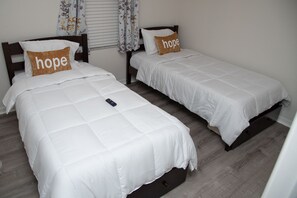 4 多间卧室、WiFi、床单