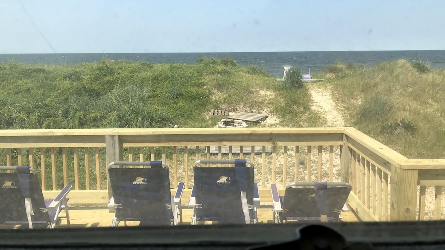 Beach Front On The Bay In Our Rustic, Pet Friendly Cottage 4 Bedroom Cottage by RedAwning