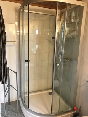 Shower, hair dryer