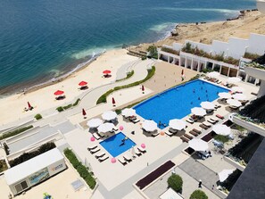 Apartamento Deluxe, 1 cama de matrimonio grande con sofá cama, vistas al mar | Vistas al mar