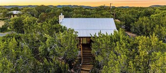 Modern Cabin with Hill Country Views