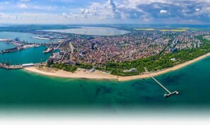 Apartment | Aerial view - Comfy & Flat, Great Location, Parking (Burgas)