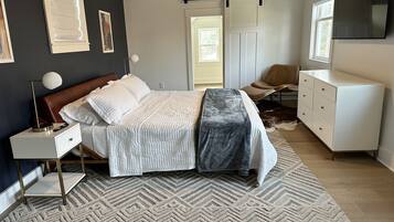 2 habitaciones, escritorio, wifi gratis y ropa de cama