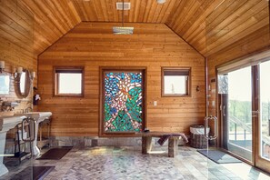 Luxury Cabin, 1 King Bed, Private Pool | 2 bedrooms, premium bedding, pillowtop beds, individually decorated