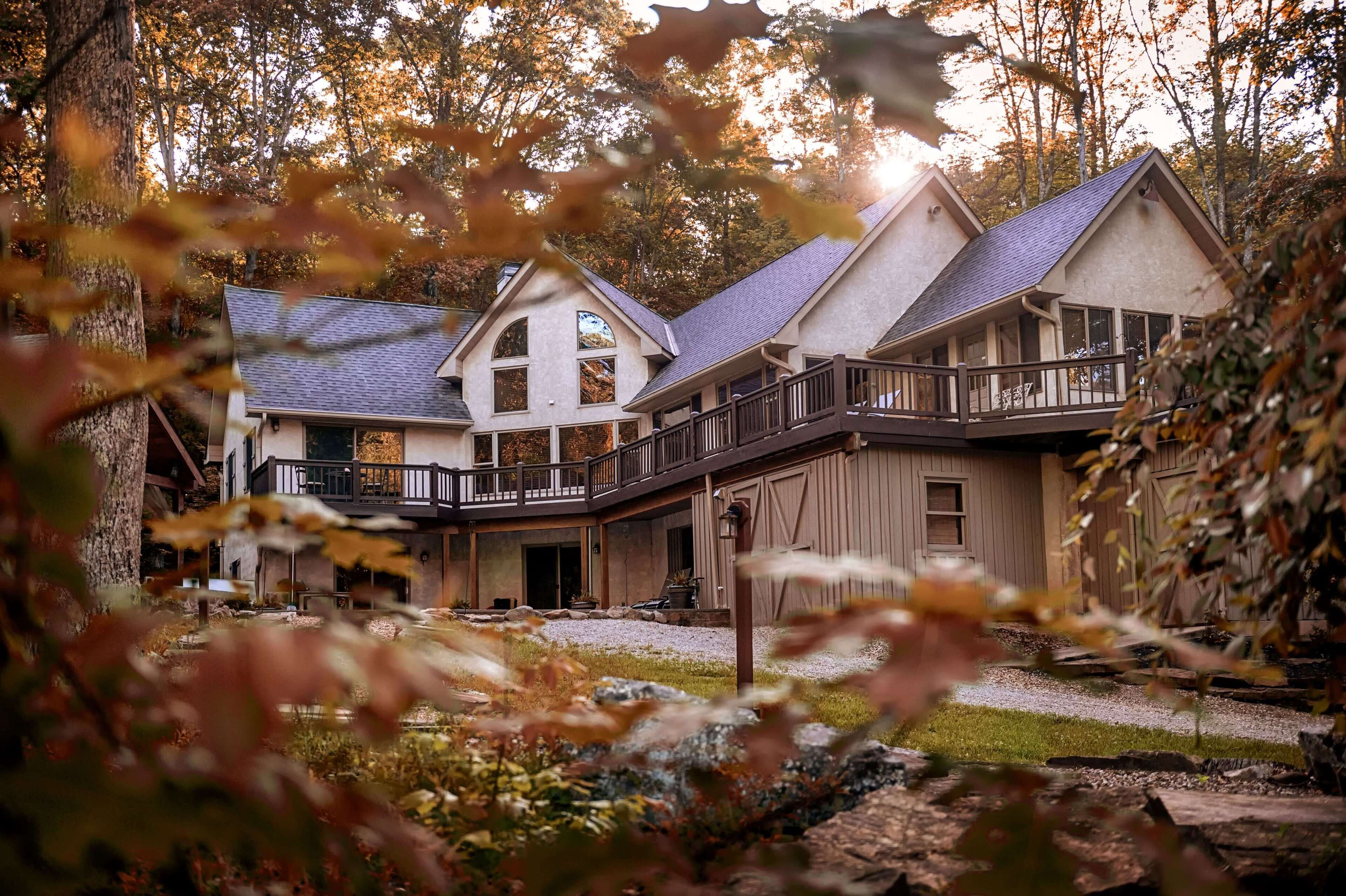 奢華小屋, 4 間臥室, 壁爐, 湖景 | 高級寢具、特厚豪華床墊、獨特設計、獨特裝修