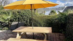 Outdoor dining - La Cidrerie du port (landevennec)