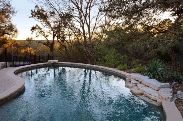 Alberca al aire libre 