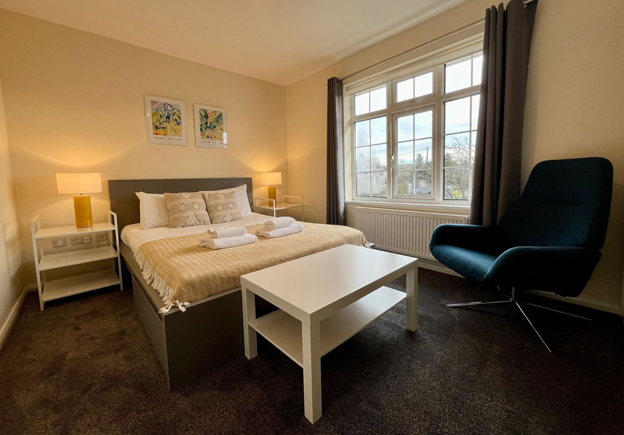 2 bedrooms, iron/ironing board, travel cot, WiFi