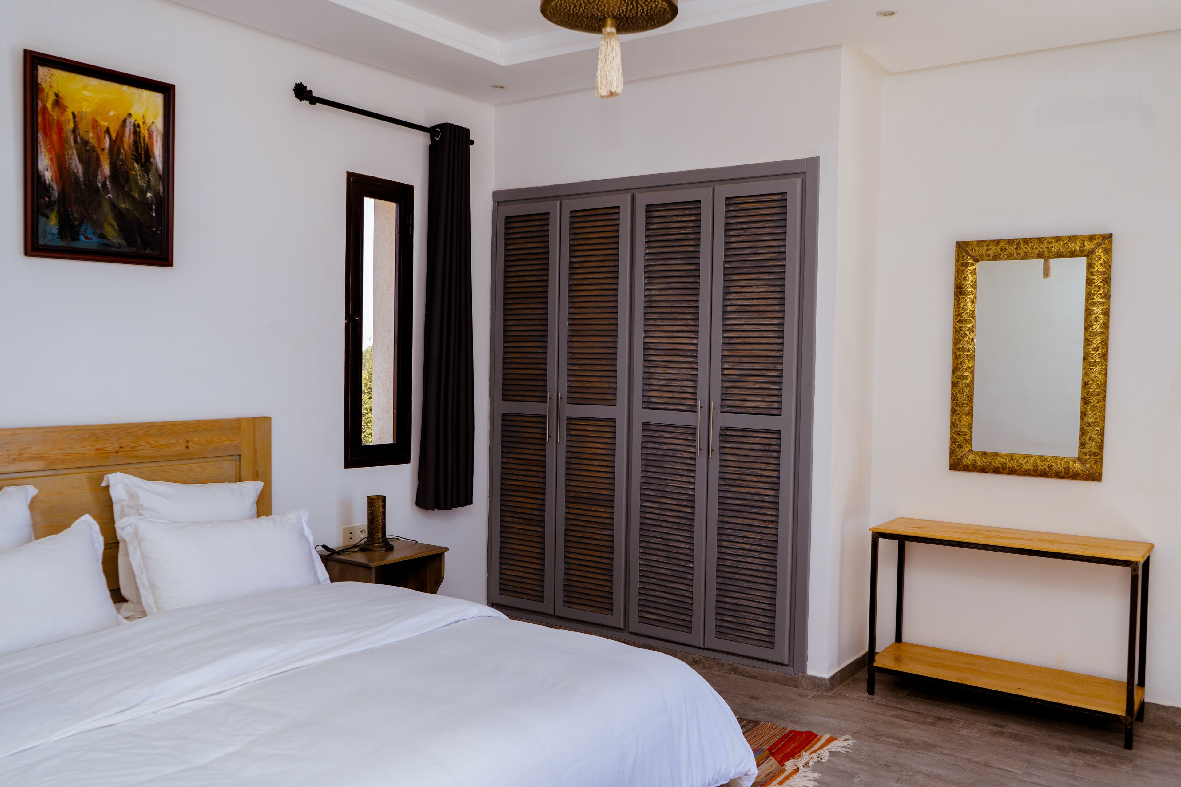 1 室のベッドルーム、WiFi、ベッドシーツ