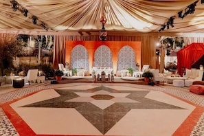 Außenbereich für Bankette