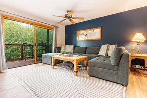 テレビ、暖炉、書斎 / ワークスペース