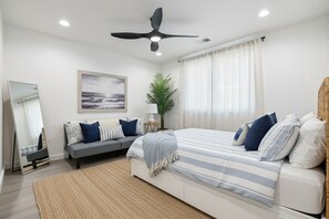 3 habitaciones, tabla de planchar con plancha, cuna de viaje y wifi 