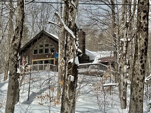 Exterior - Your Vermont Mountain Haven Pet Friendly home with Hot tub! (Winhall)