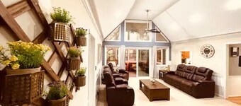 Cozy and charming private home on an acre lot