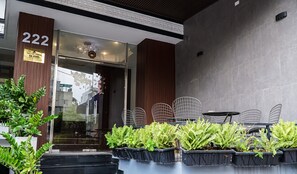 Façade de l’hébergement