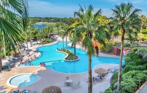 Piscina all'aperto, una piscina riscaldata