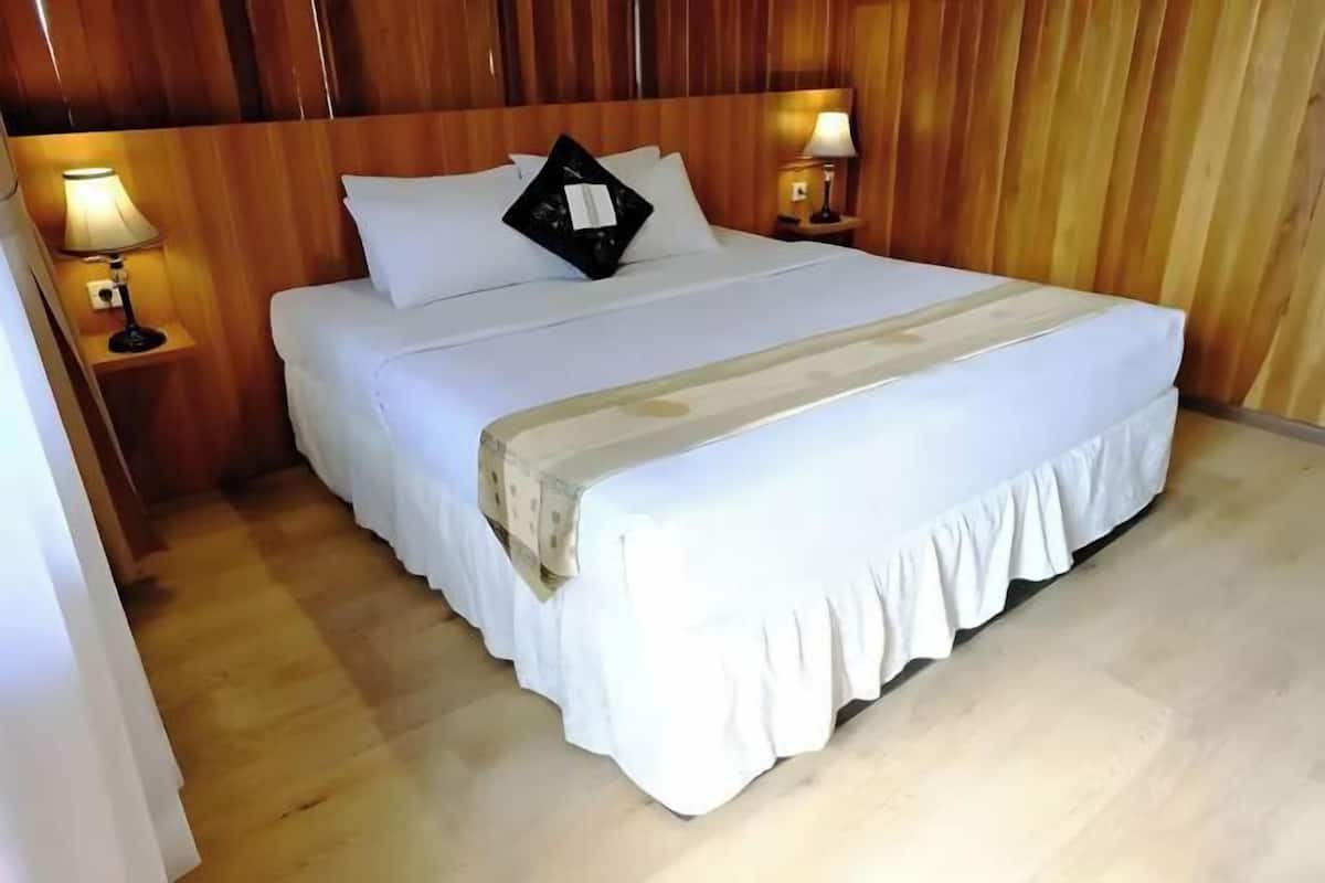 1 slaapkamer, een bureau, gratis wifi, beddengoed