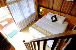 Bungalow Keluarga | Meja kerja, Wi-Fi gratis, dan seprai linen