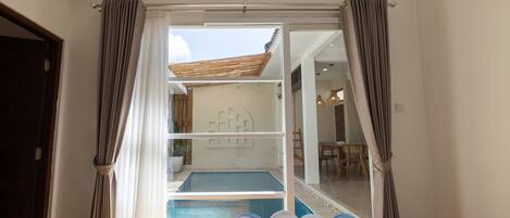 Villa, 2 habitaciones | 2 habitaciones, escritorio, wifi gratis y ropa de cama