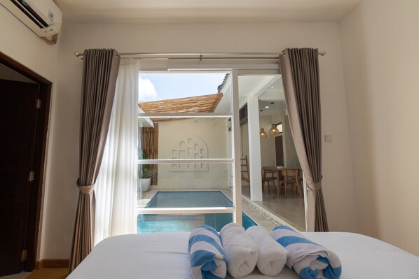 2 bedrooms, desk, free WiFi, bed sheets - B'Sheika Jimbaran (Jimbaran)