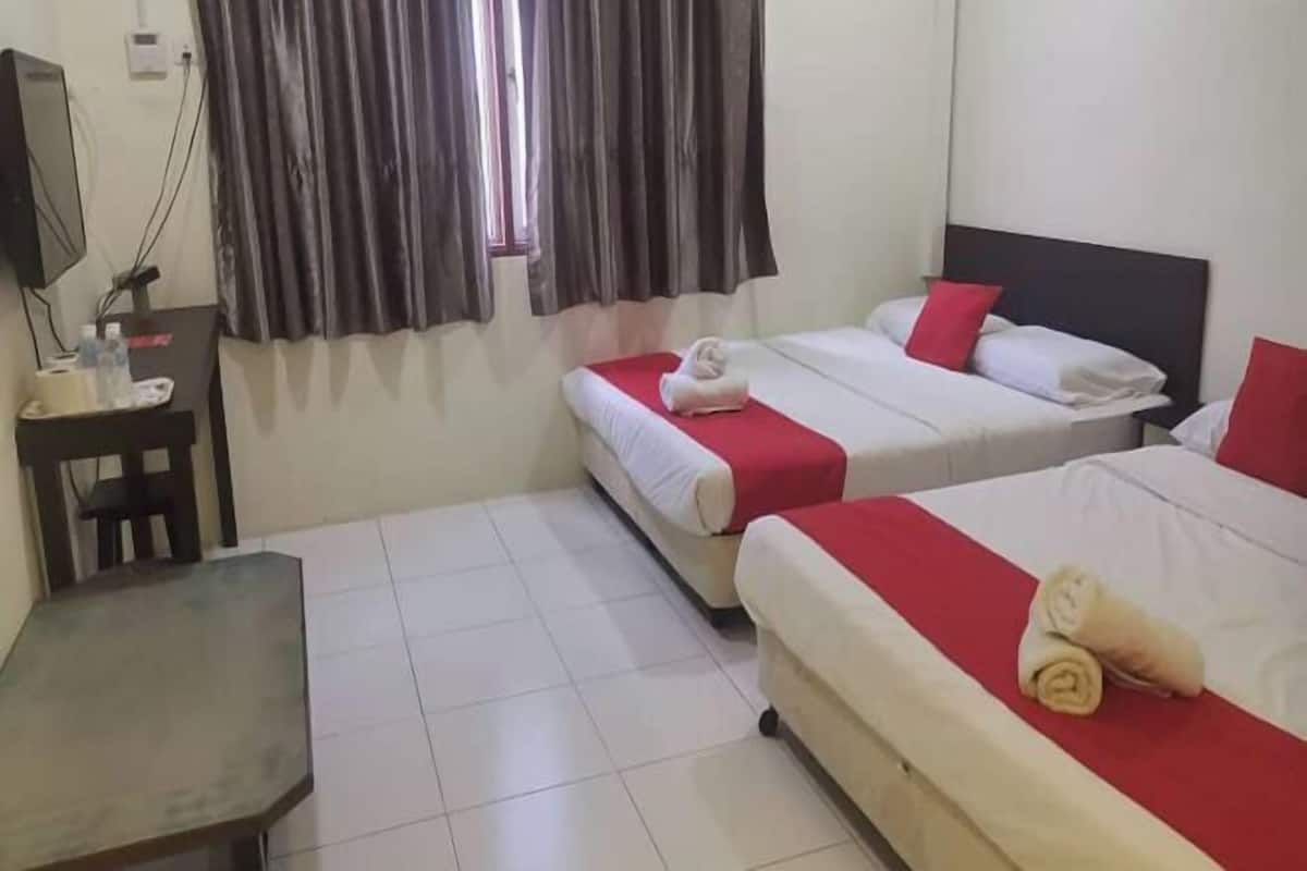 1 quarto, roupas de cama premium, escrivaninha