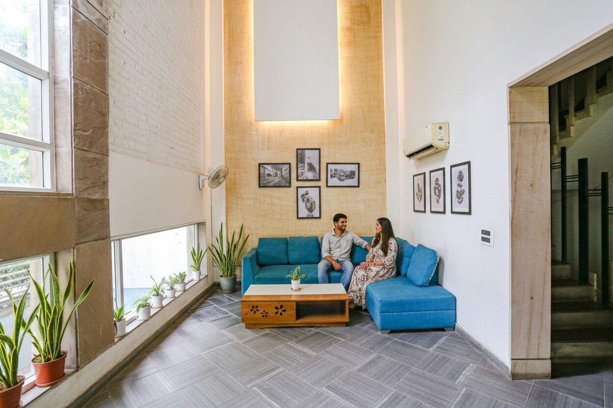 Sala de estar en el lobby