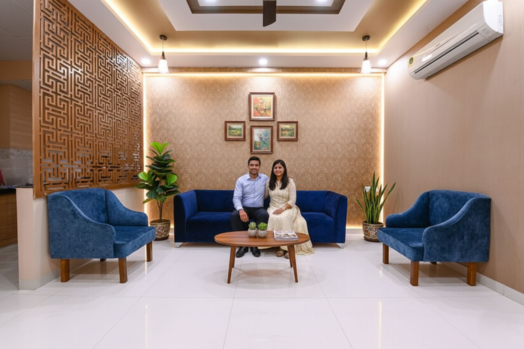 Lobby sitting area
